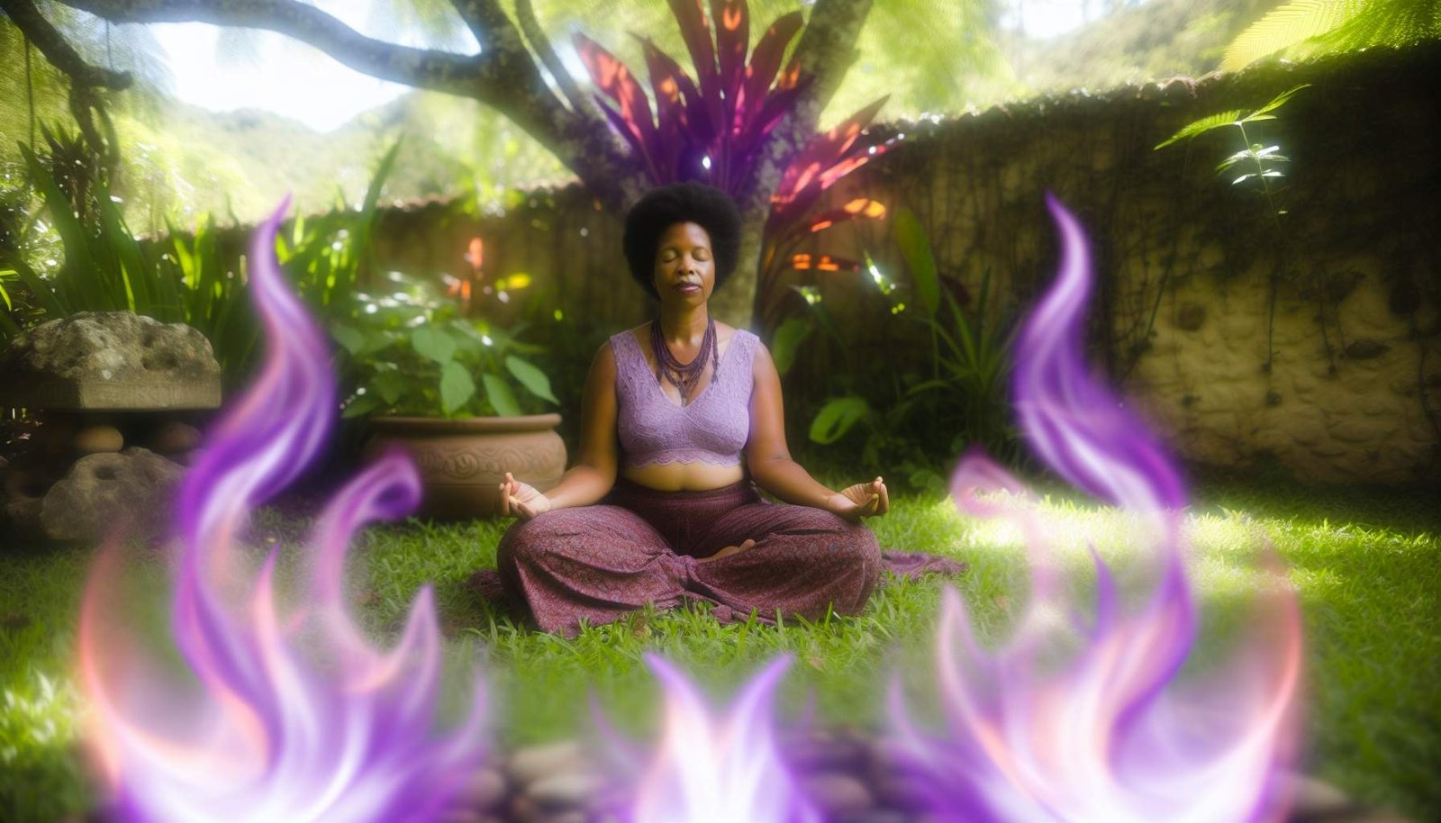 Découvrez l'usage secret de la Flamme Violette