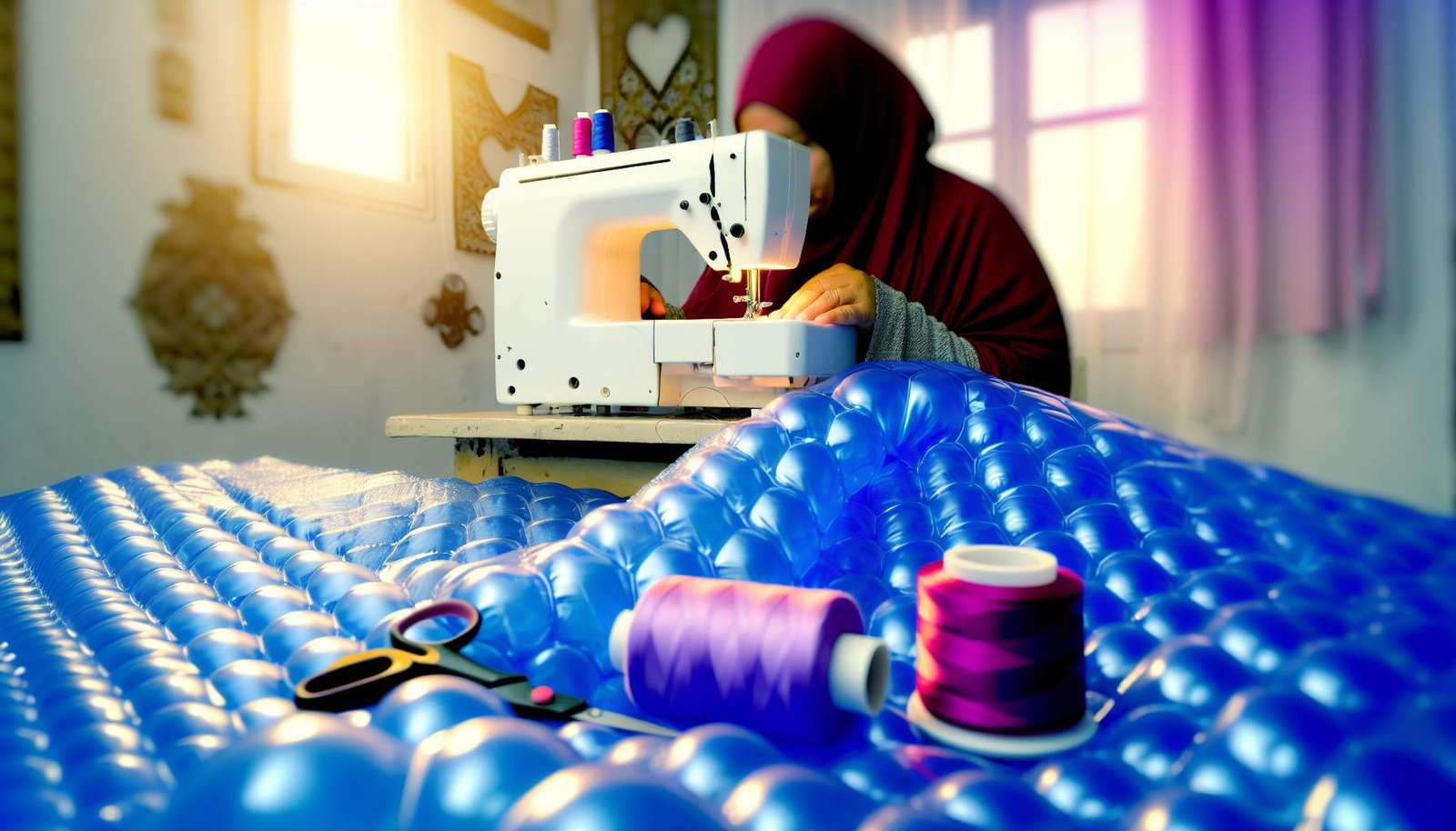 Coudre une bâche à bulles: astuces et techniques faciles